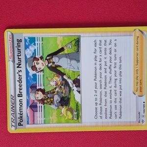Pokemon Breeder's Nurturing Card